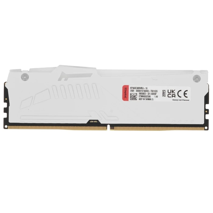 Оперативная память Kingston FURY Beast White RGB 16Gb 6000Mhz, KF560C30BWEA-16