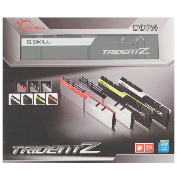 Оперативная память G.Skill Trident Z 64Gb 3200Mhz, KIT 4*16Gb, F4-3200C16Q-64GTZSW