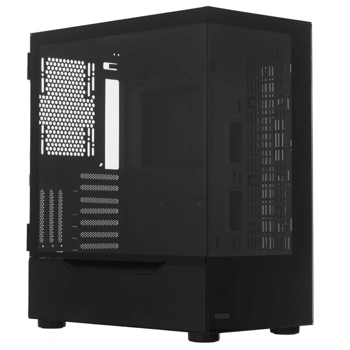 Корпус GiNZZU GL720 черный, Mid-Tower