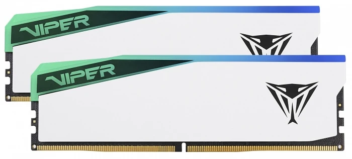 Оперативная память Patriot Memory VIPER ELITE 5 RGB 32Gb 6400Mhz, KIT 2*16Gb, PVER532G64C32KW