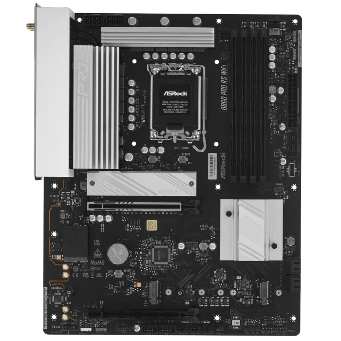 Мат. плата ASRock B860 Pro RS WiFi, LGA 1851
