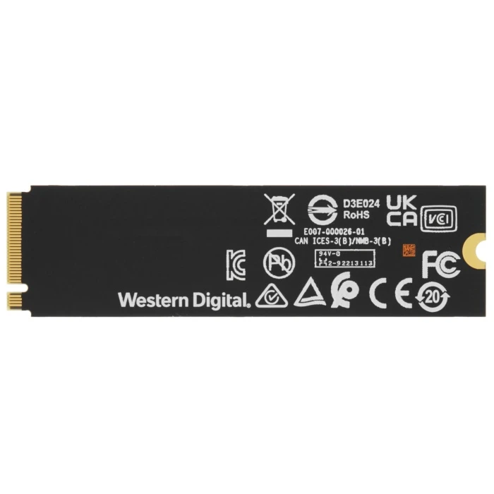 SSD накопитель WD Black SN770 1Tb M.2 NVMe, WDS100T3X0E