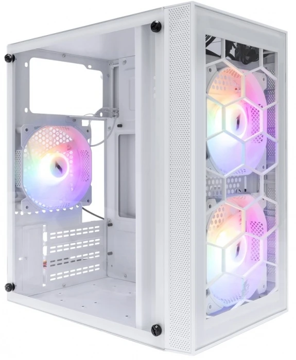 Корпус 1STPLAYER X1 белый, Mini-Tower