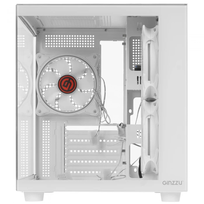 Корпус GiNZZU V250 REV1 белый, Mini-Tower