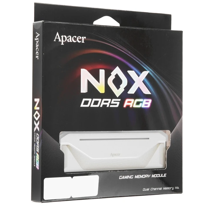 Оперативная память Apacer NOX RGB 32Gb 6400Mhz, KIT 2*16Gb, AH5U32G64C552NWAA-2