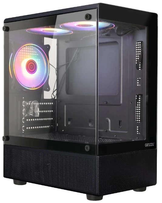Корпус GiNZZU RX670 черный, Mini-Tower