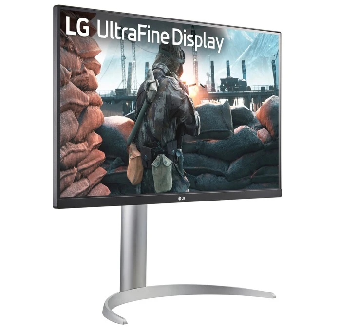 Монитор LG UltraFine 27UP650K-W, 27", белый