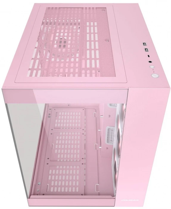 Корпус Cougar FV150 RGB розовый, Mid-Tower