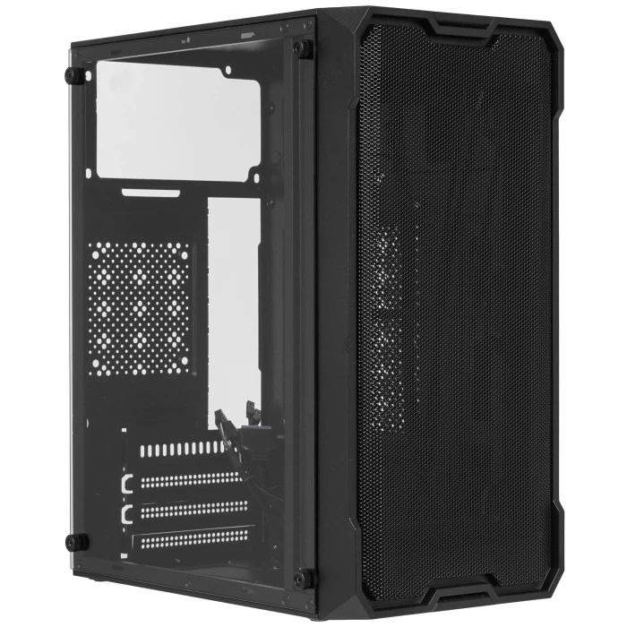 Корпус Оклик OCC-MN301 черный, Mini-Tower