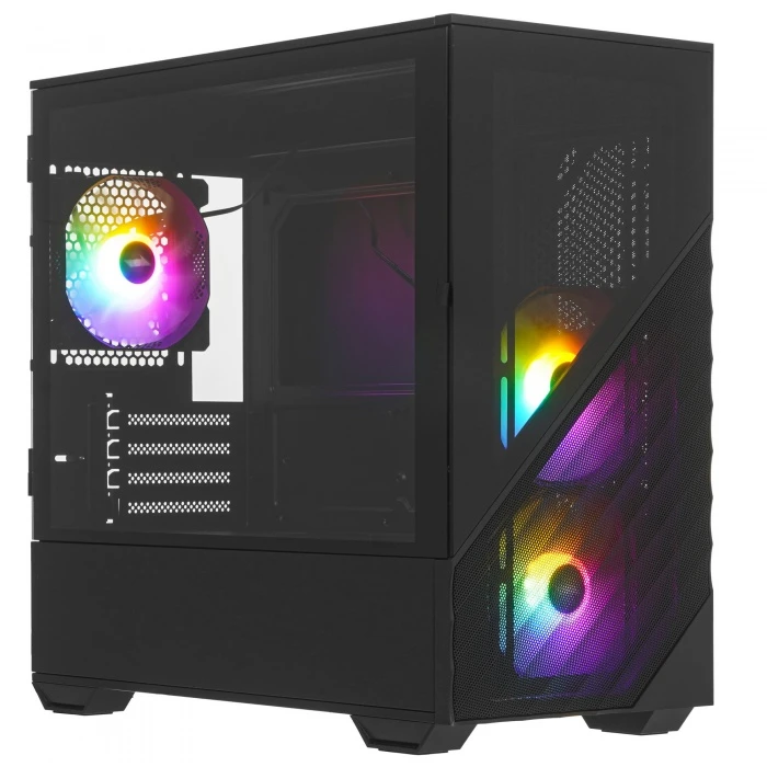 Корпус 1STPLAYER DK D7 черный, Mini-Tower
