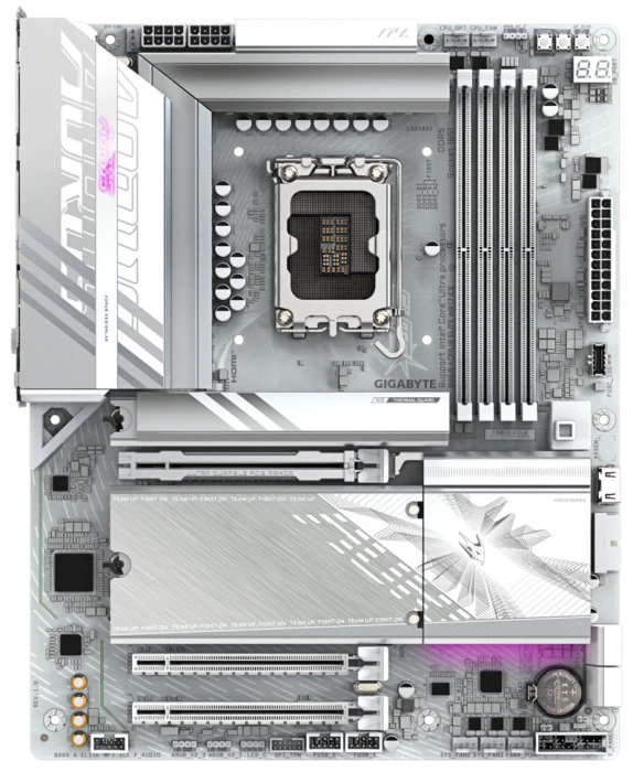 Мат. плата GIGABYTE B860 AORUS ELITE WIFI7 ICE, LGA 1851