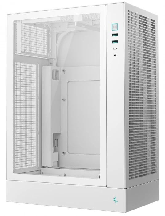Корпус DEEPCOOL CH170 PLUS белый, Mini-Tower