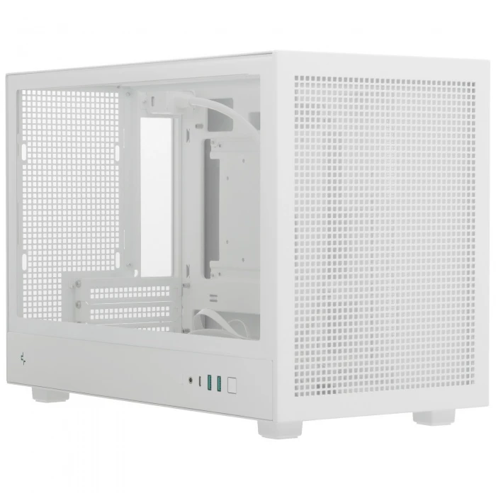 Корпус DEEPCOOL CH260 белый, Mini-Tower