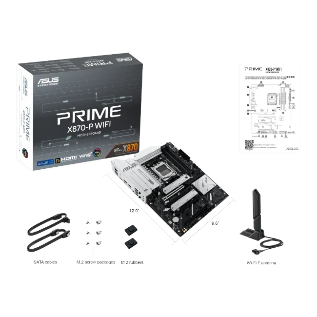 Мат. плата ASUS PRIME X870-P WIFI, AM5