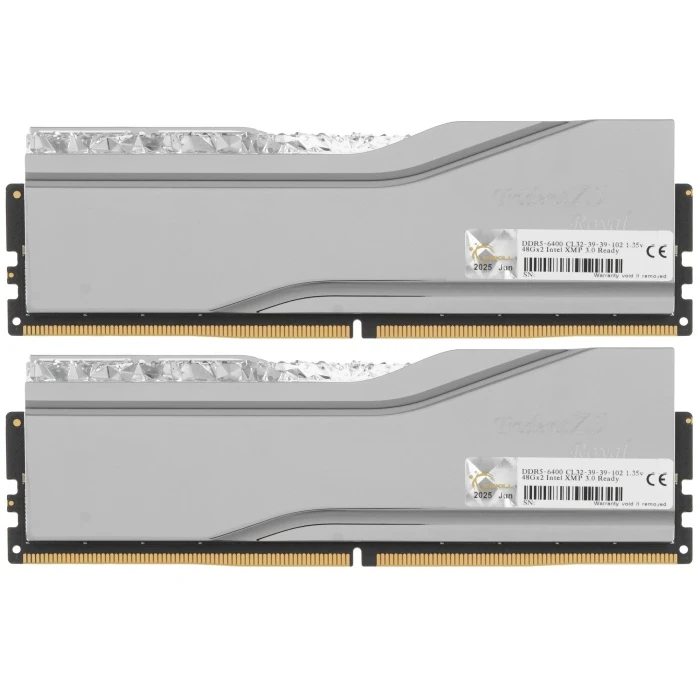 Оперативная память G.Skill TRIDENT Z5 ROYAL RGB 96Gb 6400Mhz, KIT 2*48Gb, F5-6400J3239F48GX2-TR5S
