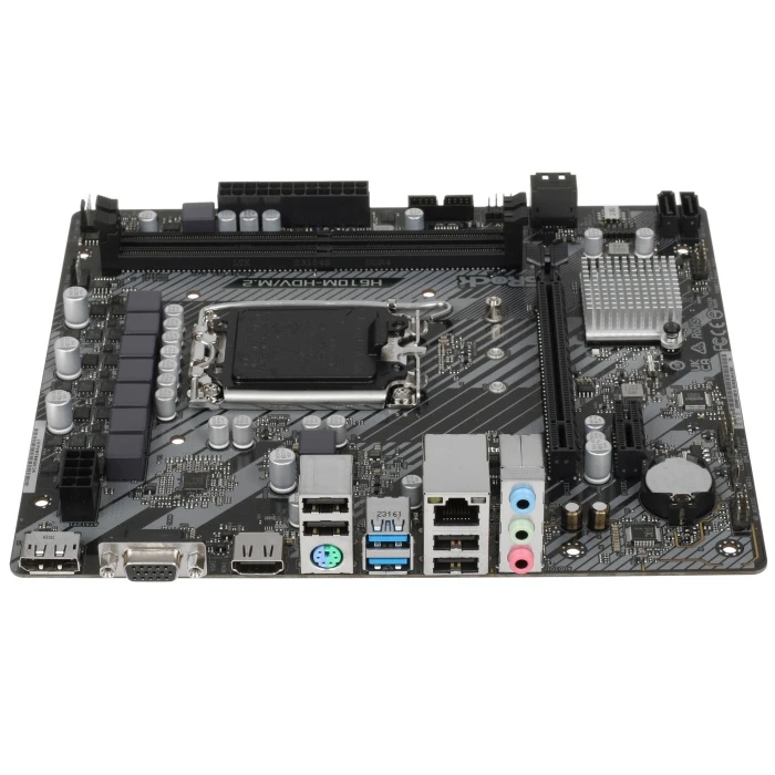 Мат. плата ASRock H610M-HDV/M.2 R2.0, LGA 1700