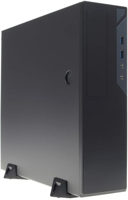 Корпус POWERMAN EL501BK черный, Slim