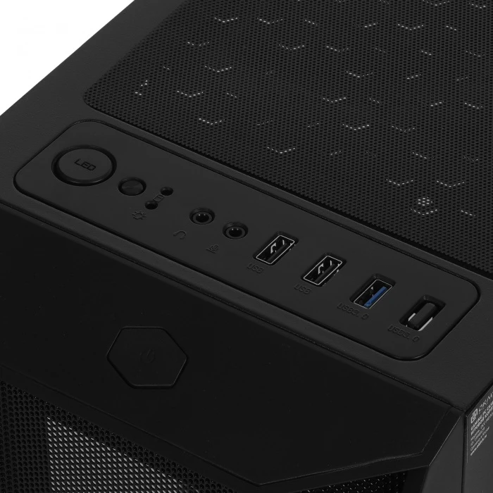 Корпус Oklick OCC-MD302 черный, Mid-Tower