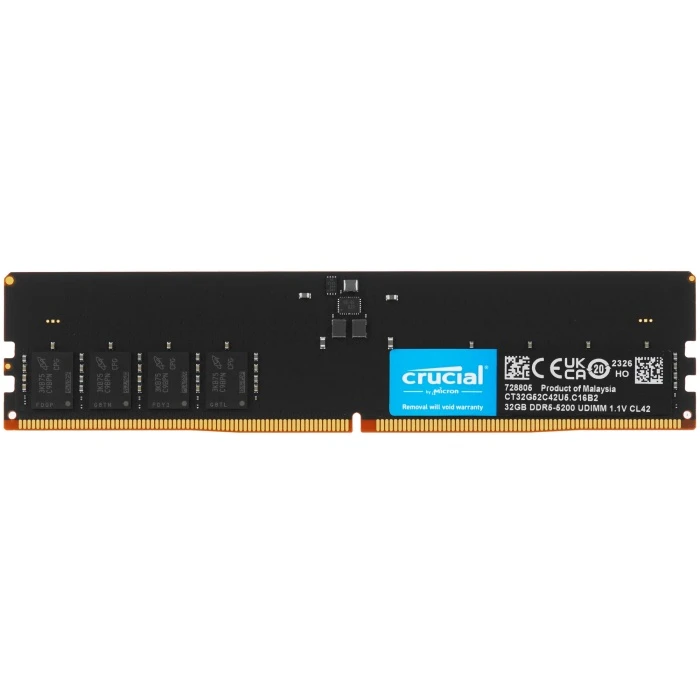 Оперативная память Crucial 32Gb 5200Mhz, CT32G52C42U5