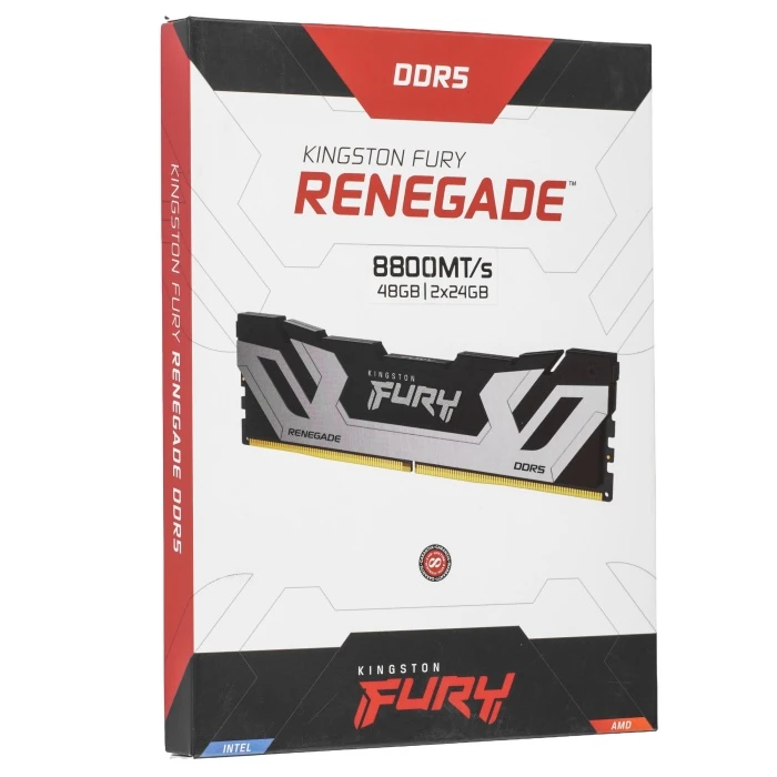 Оперативная память Kingston FURY Renegade Silver 48Gb 8800Mhz, KIT 2*24Gb, KF588CU42RSK2-48