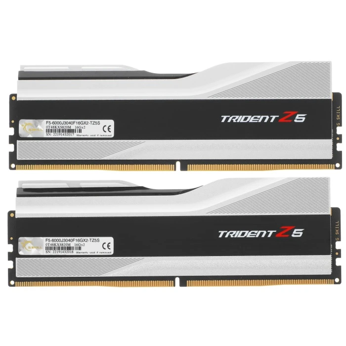 Оперативная память G.Skill Trident Z5 32Gb 6000Mhz, KIT 2*16Gb, F5-6000J3040F16GX2-TZ5S