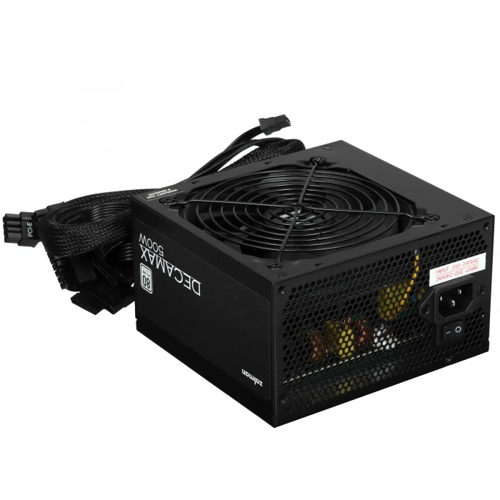 Блок питания ZALMAN DecaMax 500W черный, ZM500-LX3