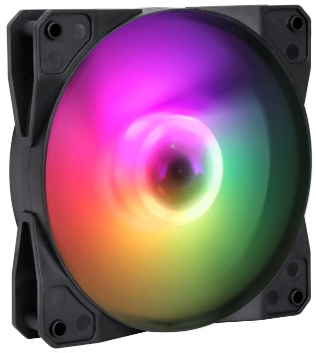 Вентилятор ZONE 51 NEBULA LIGHT 120 черный, Z51N2ALBK