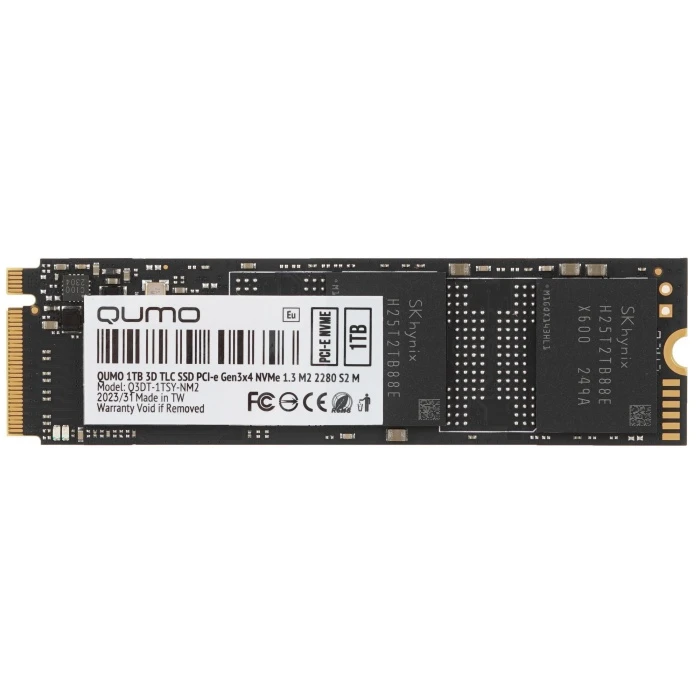 SSD накопитель QUMO Novation 1Tb M.2 NVMe, Q3DT-1TSY-NM2