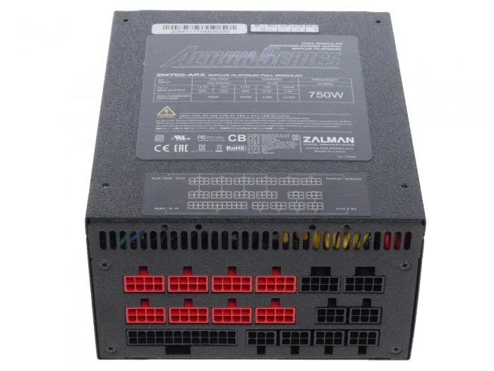 Блок питания ZALMAN ARX 750W черный, ZM750-ARX