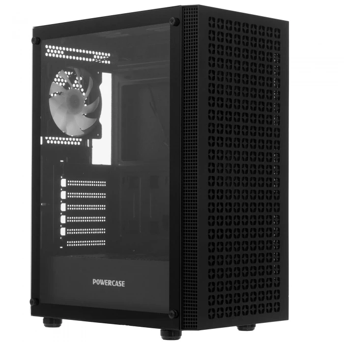 Корпус PowerCase Mistral EA18 черный, Mid-Tower