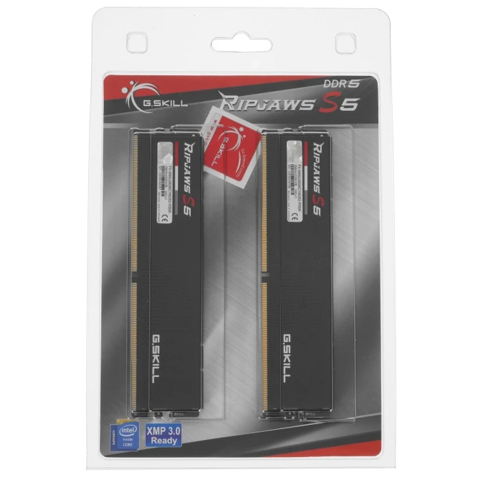 Оперативная память G.Skill Ripjaws S5 32Gb 5600Mhz, KIT 2*16Gb, F5-5600J3636C16GX2-RS5K