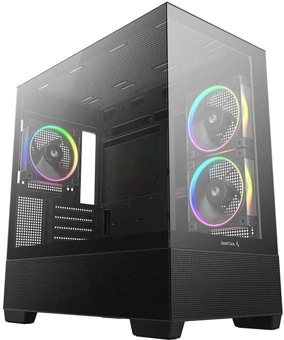 Корпус Deepcool CG380U 3F черный, Mid-Tower