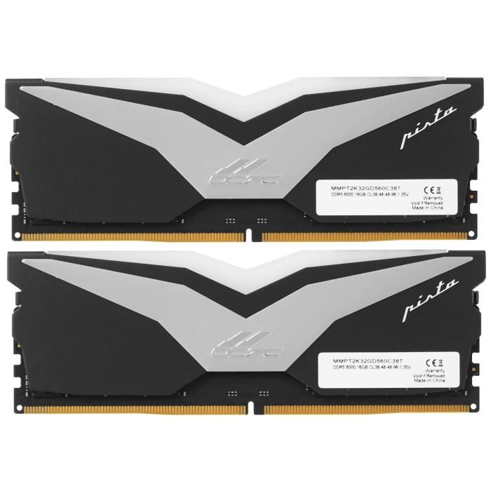 Оперативная память OCPC PISTA RGB 32Gb 6000Mhz, KIT 2*16Gb, MMPT2K32GD560C38T