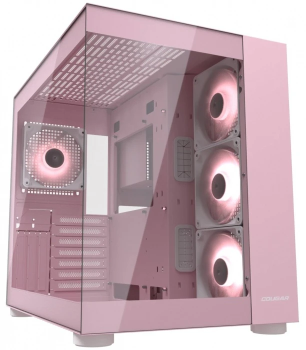 Корпус Cougar FV150 RGB розовый, Mid-Tower