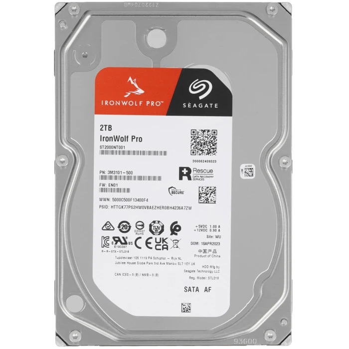 HDD диск Seagate IronWolf Pro 2Tb 3.5", ST2000NT001