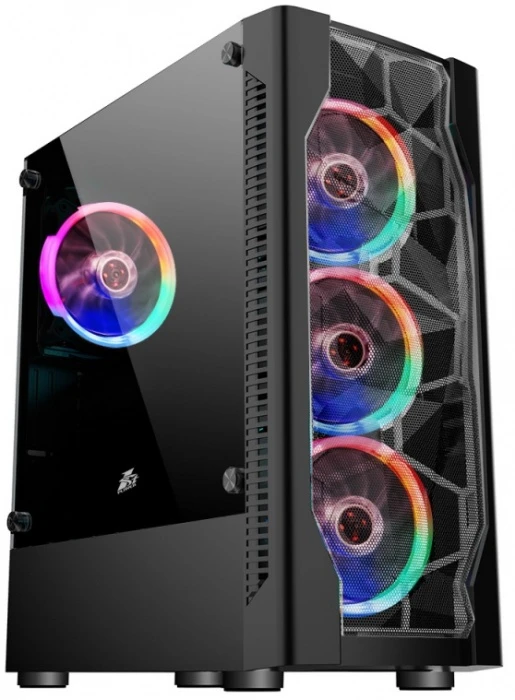 Корпус 1STPLAYER DK-D4 черный, Mid-Tower