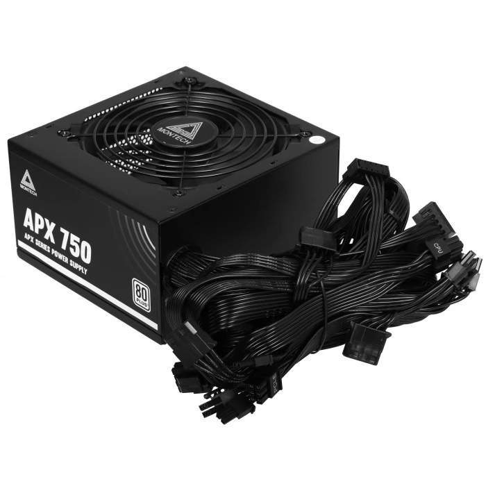 Блок питания MONTECH APX 750W черный, XWYA11-750W