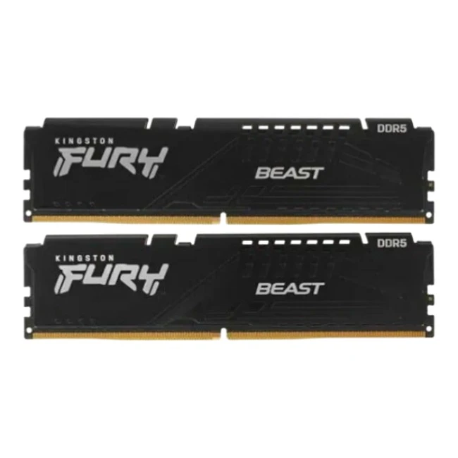 Оперативная память Kingston FURY Beast 32Gb 6400MHz Black, KIT 2*16Gb, KF564C32BBK2-32