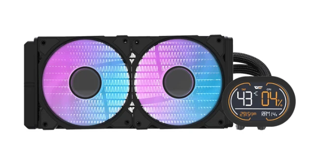 Система охлаждения DarkFlash DH240D черная, DH240D BLACK