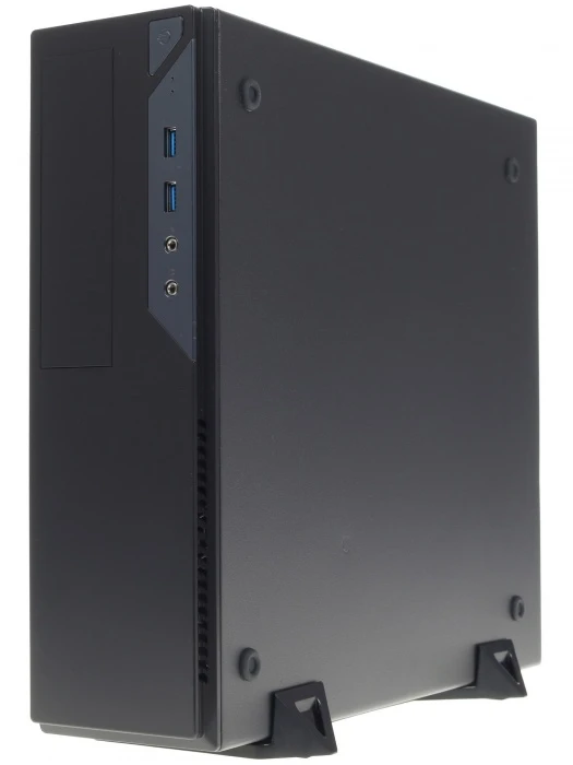 Корпус POWERMAN EL501BK черный, Slim