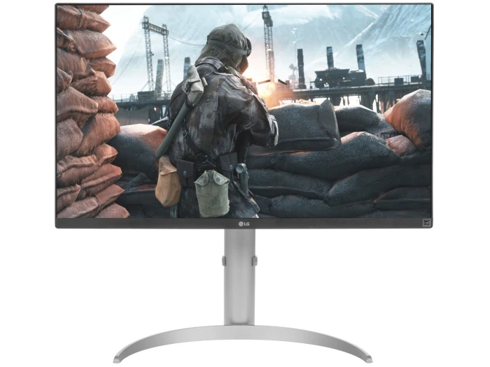 Монитор LG 27UP650-W, 27", серебристый