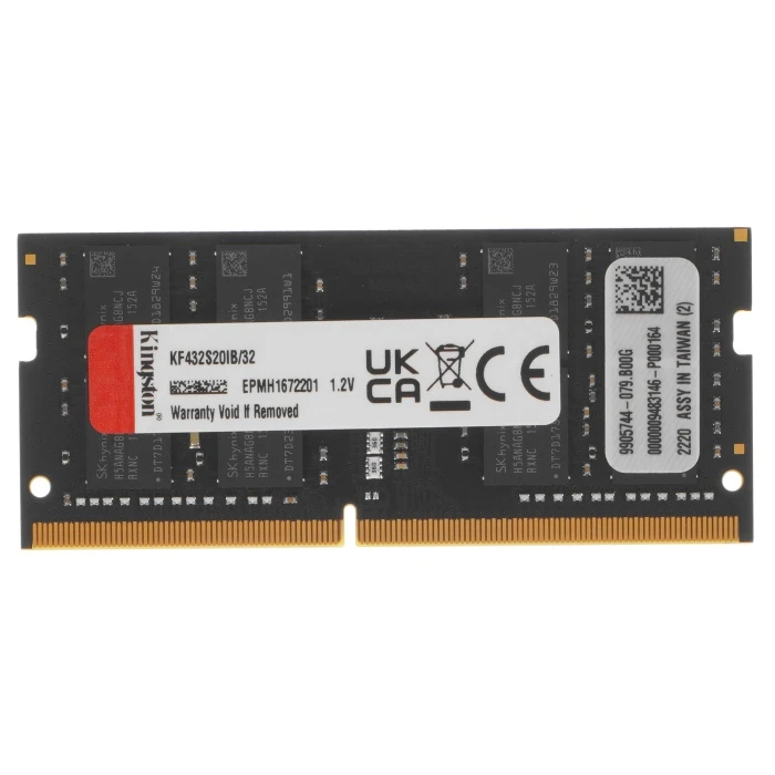 Оперативная память Kingston FURY Impact 32Gb 3200Mhz, KF432S20IB/32