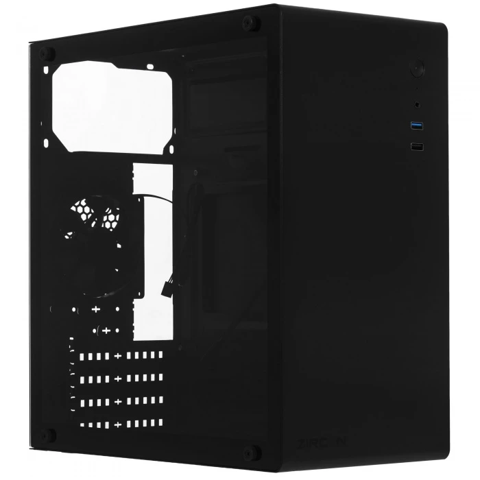 Корпус Zircon Mozart черный, Mini-Tower