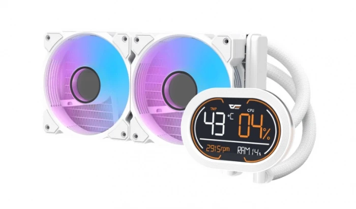 Система охлаждения DarkFlash DH240D белая, DH240D WHITE