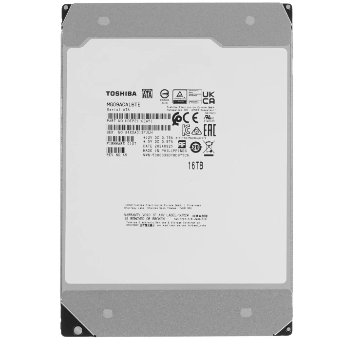 HDD диск Toshiba Enterprise MG09 16Tb 3.5", MG09ACA16TE