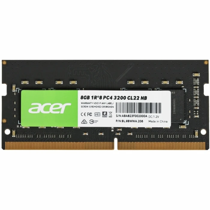 Оперативная память Acer SD100 8Gb 3200Mhz, BL.9BWWA.206
