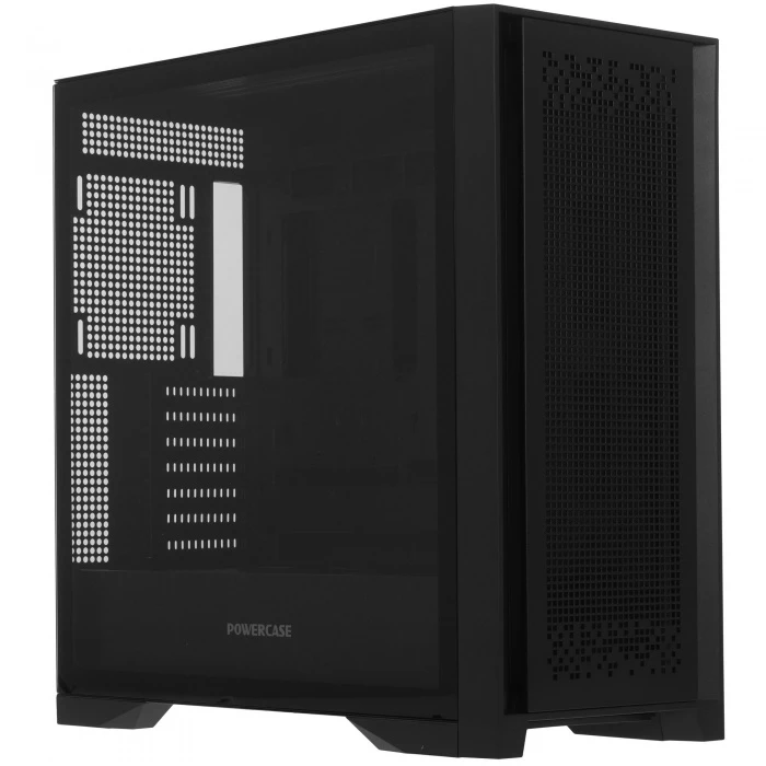 Корпус PowerCase ByteFlow Pro черный, Mid-Tower
