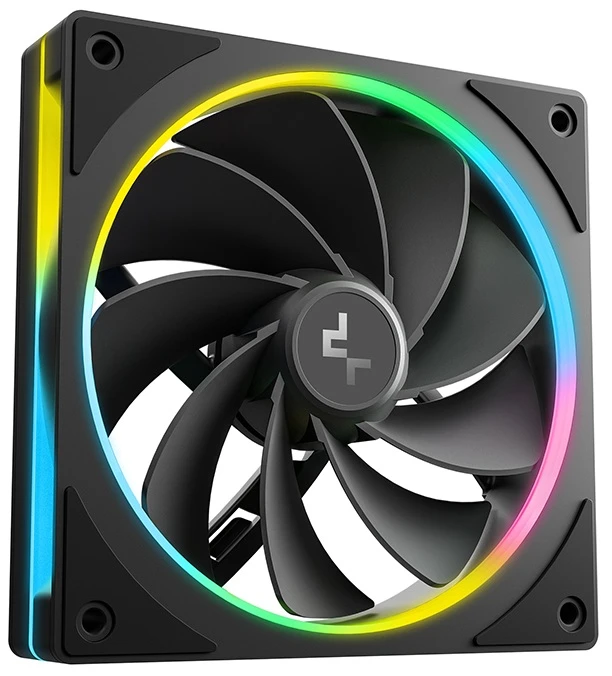 Реверсный вентилятор DEEPCOOL FL12R SE черный, R-FL12RSE-BKAPN1-G