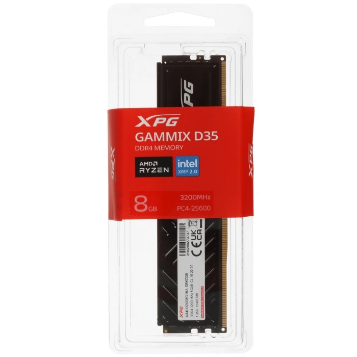 Оперативная память ADATA XPG GAMMIX D35 8Gb 3200Mhz, AX4U32008G16A-SBKD35
