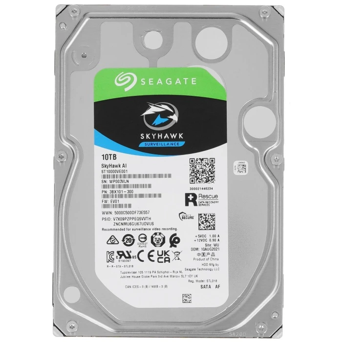 HDD диск Seagate SkyHawk AI 10Tb 3.5", ST10000VE001